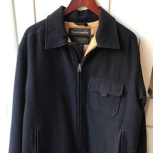 Men’s Abercrombie Navy Blue Heavyweight Jacket